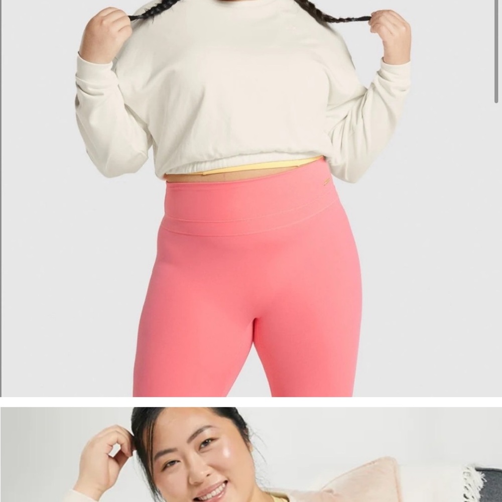 Gymshark Whitney Simmons Cream Sweatshirt